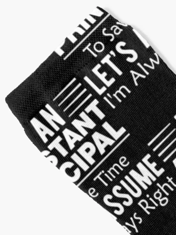 I'm Always Right Funny Assistant Principal Socks sport christmass gift shoes funny gift Socks Women's Men's