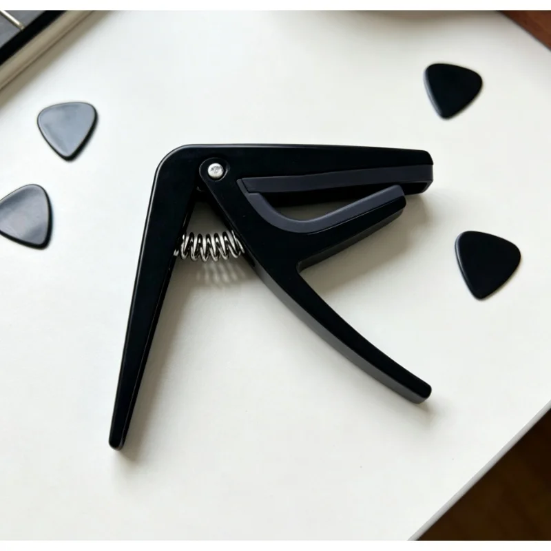 Guitar Tuning Clamp Professional Black Ukulele Capo Quick Change Tuner Musical Instrument Accessories Acoustic 4 Strings Hawaii