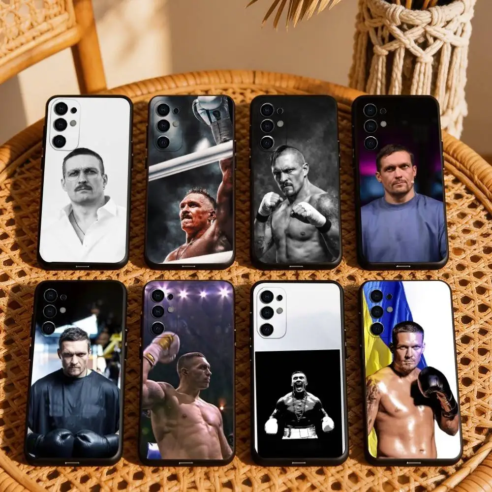 P-Powerful boxer O-Oleksandr Usyk Phone Case For Samsung S25,S24,S21,S22,S23,S30,Ultra,S20,Plus,Fe,Lite,Note,10,Black Cover