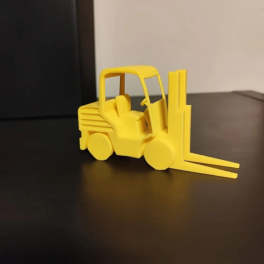 Mini Forklift Door Stopper Cute Truck Door Stop 3D Printed Ornament Industrial Style Ornament Floor Door Holder for Bedroom Door
