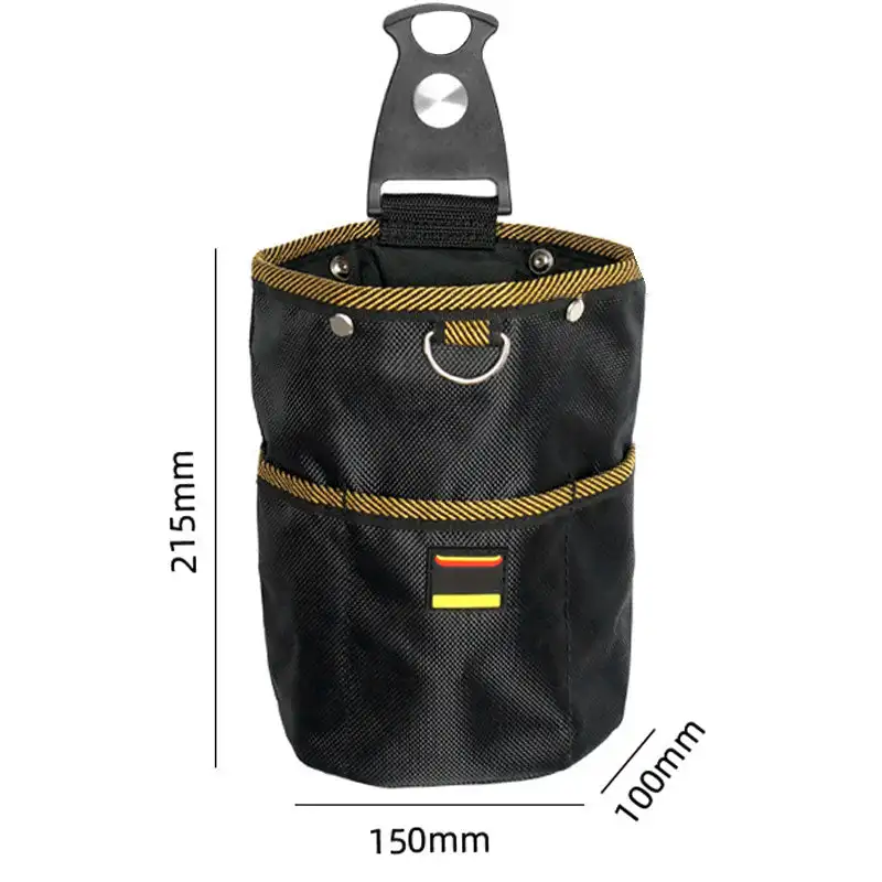 1680D Rotatable Quick-hanging Nail Tool Bag Tool Pouch for Woodworking Electrician Mechanic Man Gift Tool Organizer