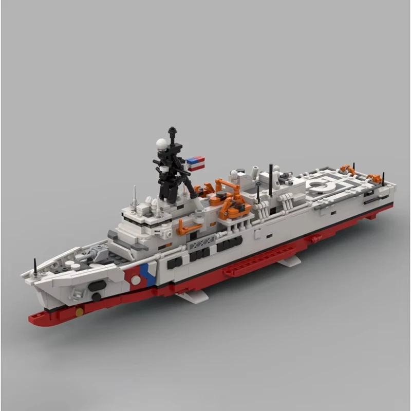 

1081 шт. Moc U.S. Coast Guard Argus модель патрульного корабля DIY сборка строительные блоки игрушки детский подарок на день рождения