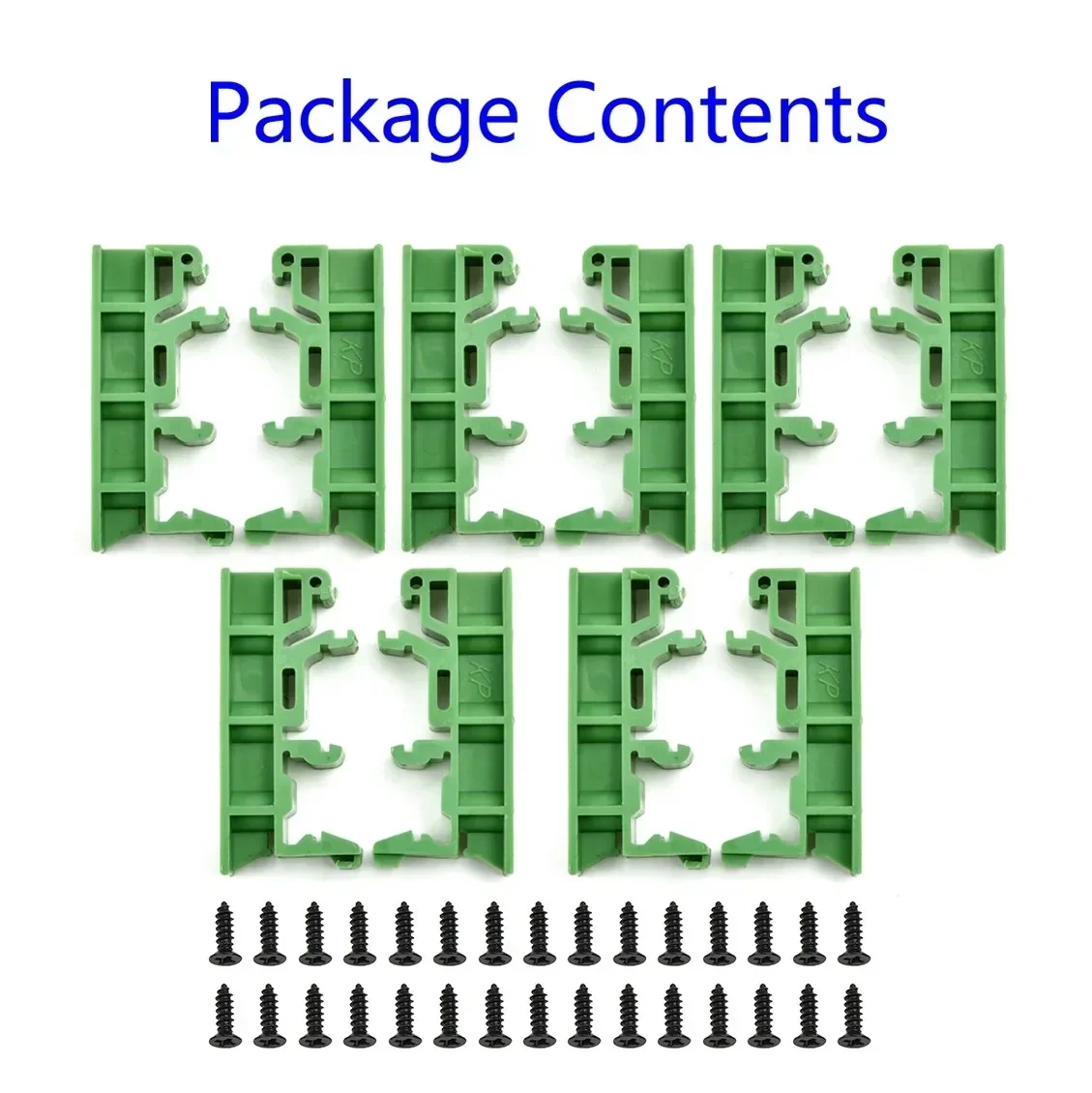 10er-Set DRG-01 PCB DIN 35 Schienenmontageadapter Schaltkreis-Steuerplatinenhalterung Zubehör für Industrielle Elektrische Geräte – Detail 2