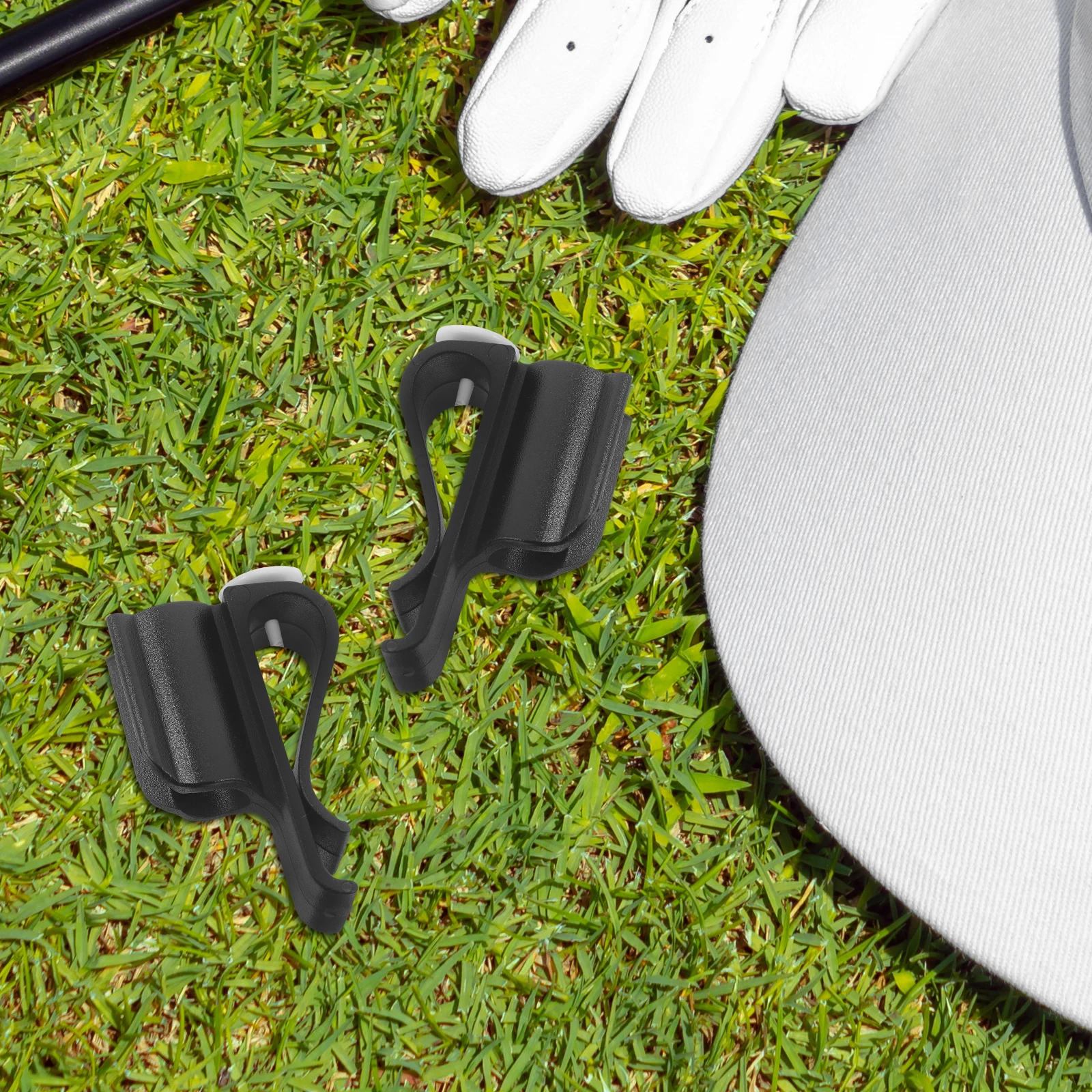 

4pcs Club Clip ganizer Rack Abs Golfs Club Rack Stick Holders Lightweight Durable Travel Home Golfs Accessories Storage