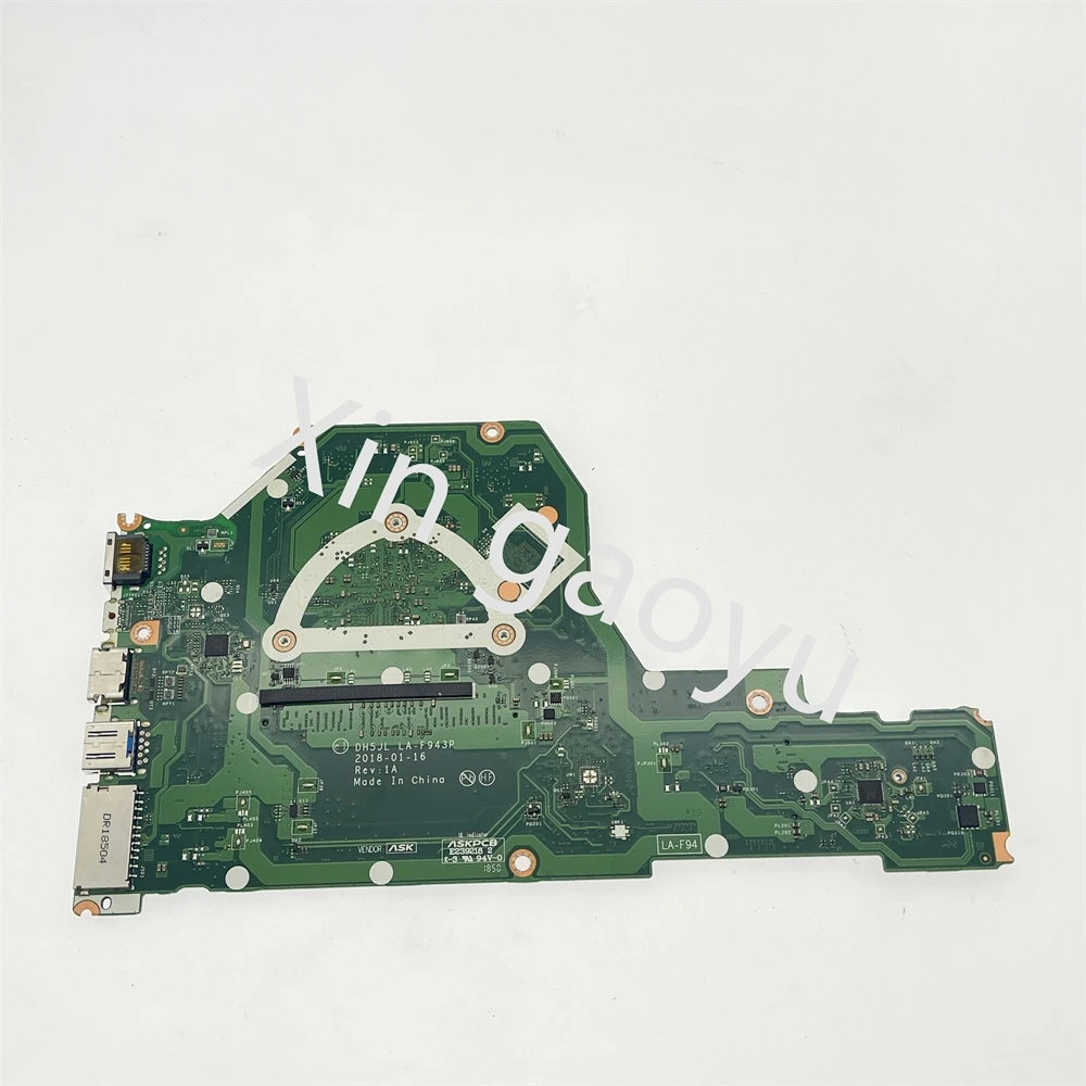 Imagem -02 - Mainboard Original para Acer Aspire Dh5jl La-f943p A315 A31533 Laotop Motherboard Nbgy311004 Cpu N3710 E8000 Teste Perfeito