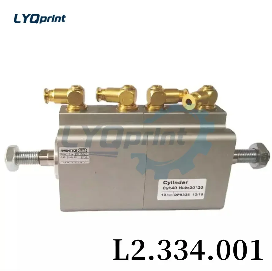 

Пневматический цилиндр L2.334.001, ход 20*20, воздушный цилиндр L2.334.001, запчасти для офсетной печатной машины CD74