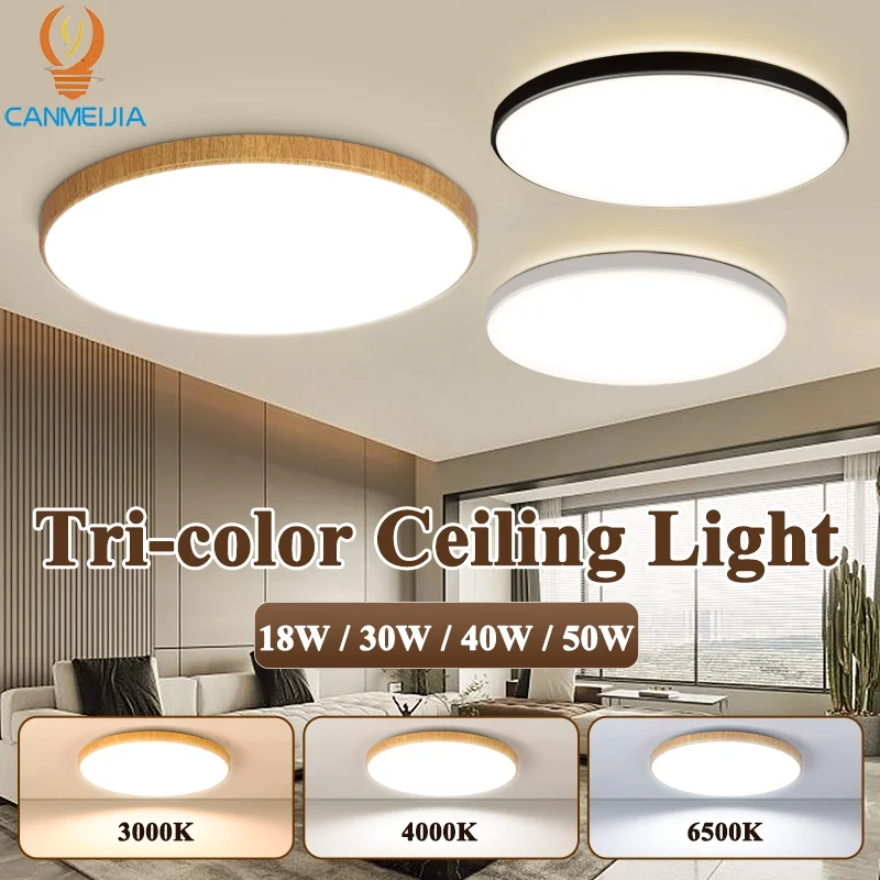 

Большой светодиодный потолочный светильник 18/30/40/50/72 Вт, светодиодная лампа для потолка, светильник для гостиной, спальни, кухни, коридора