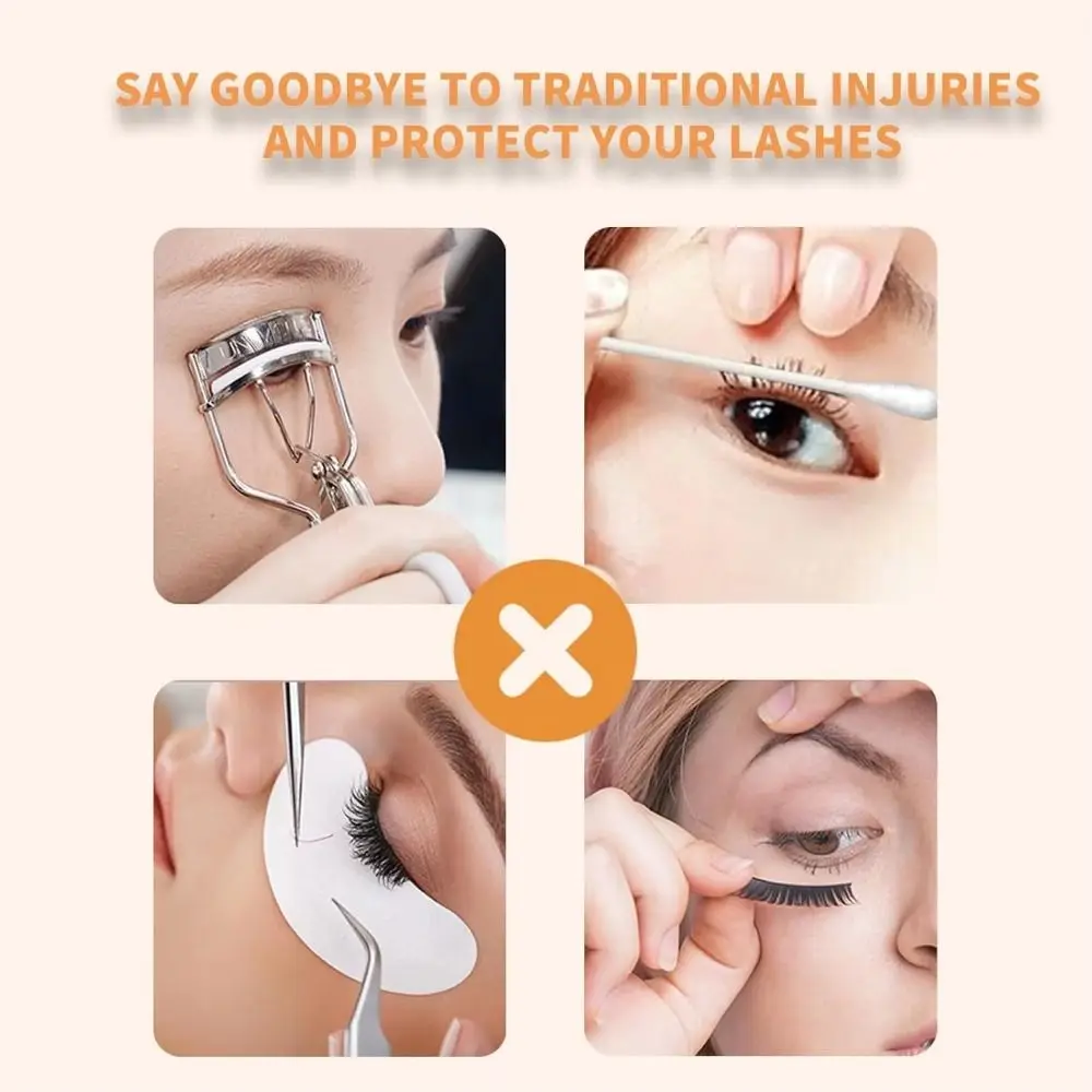 Type-C Fast Charging Electric Eyelash Curler Rapid Temperature Control 3 Temperature Settings Heated Lash Curling Tool