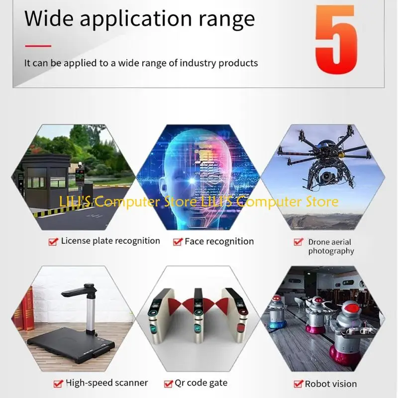 A52B Multy Lins Module Camera Module Automatic Six 850 нм светодиодов Night Visioned