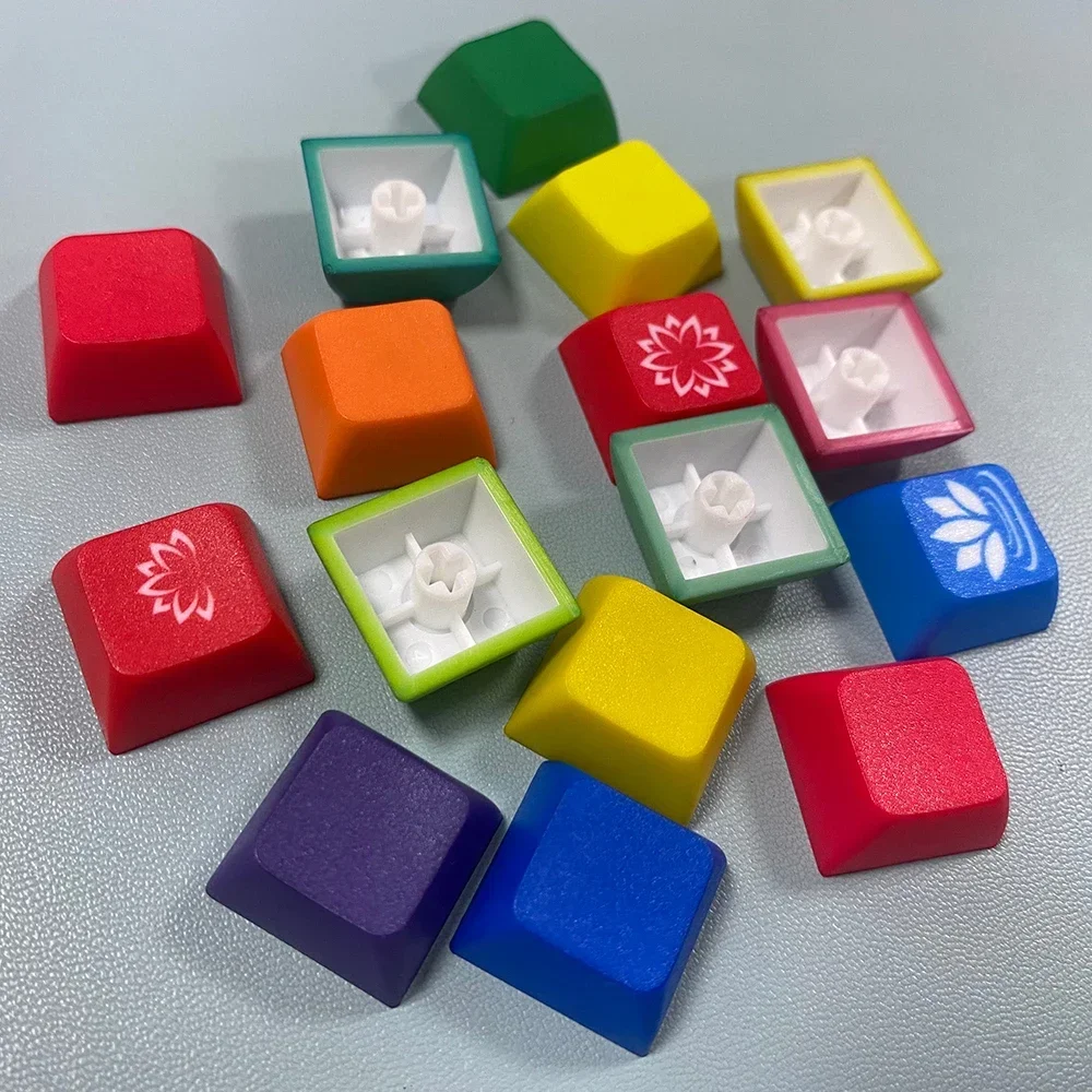 Double shot keycap R4 five-sided dye sublimation keycap custom MX switch animation