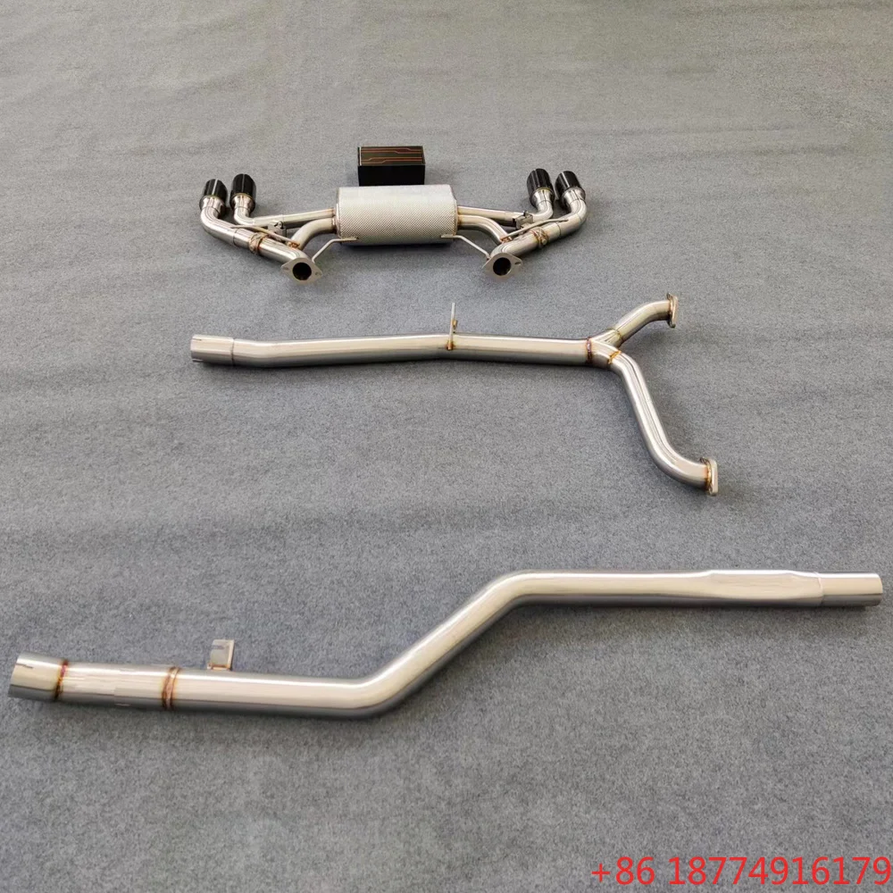 

OEM MM Factory SS304/Titanium Catback Exhaust Pipes for 530/530i G30/B48 2.0T 2017-- Valvetronic Muffler