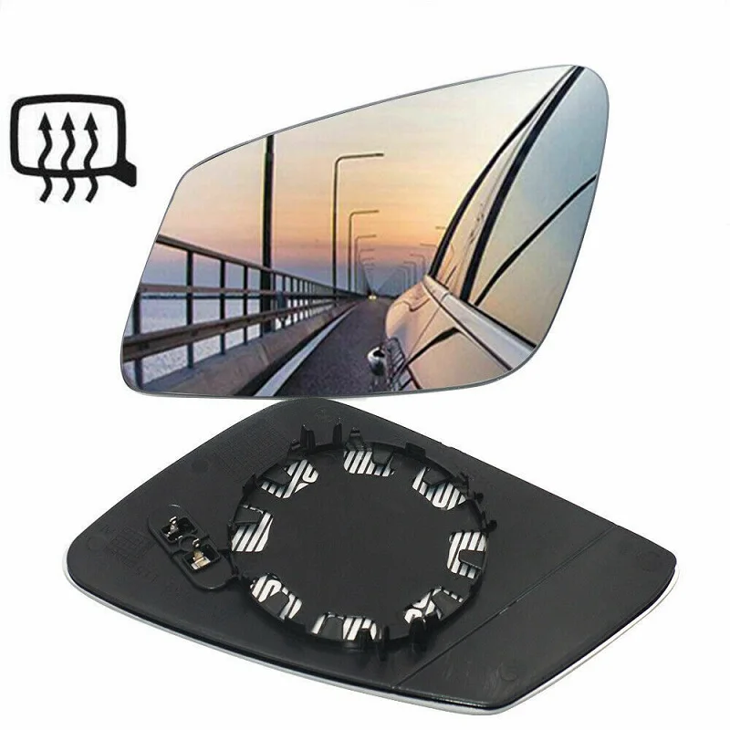 Car Rearview Side Heated Mirror Glass fit for BMW E60 F35 F18 F02 Durable Left/Right Heated Mirror 51167251584 51167251583