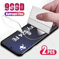 2Pcs Hydrogel Film Screen Protector For Samsung Galaxy S24 FE Sam S24FE S 24FE 24 Faith 5G Soft Films SamsungS24FE GalaxyS24FE