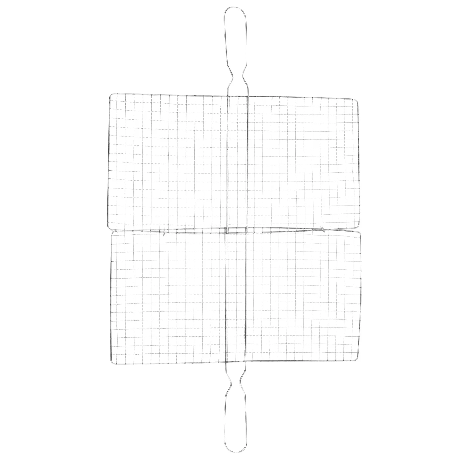 

Stainless Steel Net Meat Grill Rack Griddle Grill Basket Clip Mesh for Outdoor Camping Picnic Vegetables Meat Fish