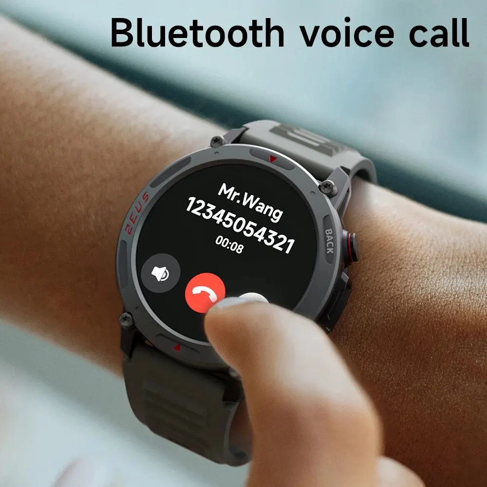 LOKMAT ZEUS 4 PRO Smart Watch 5AMT Waterproof Health Sports Monitoring Smart Notification Men Compatible with Android IOS