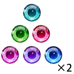 Glass Eyes Dolls Toy Anime Doll Glass Eyes Cabochons Round 10MM-40MM Dragon Cat Eye Toys DIY Jewelry Accessory MIX Pupil Eye