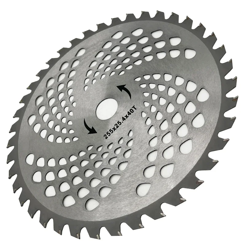 Lawn mower saw blade, mowing blade, alloy saw blade, 10 inches, 40 teeth thick alloy circular saw , weeding shrubs