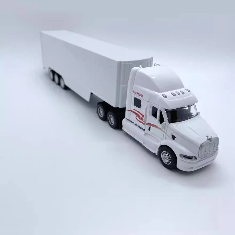 New 1:48 scale American Truck American trailer Alloy Car Head Cargo Car Children\'s Toys Birthday gift