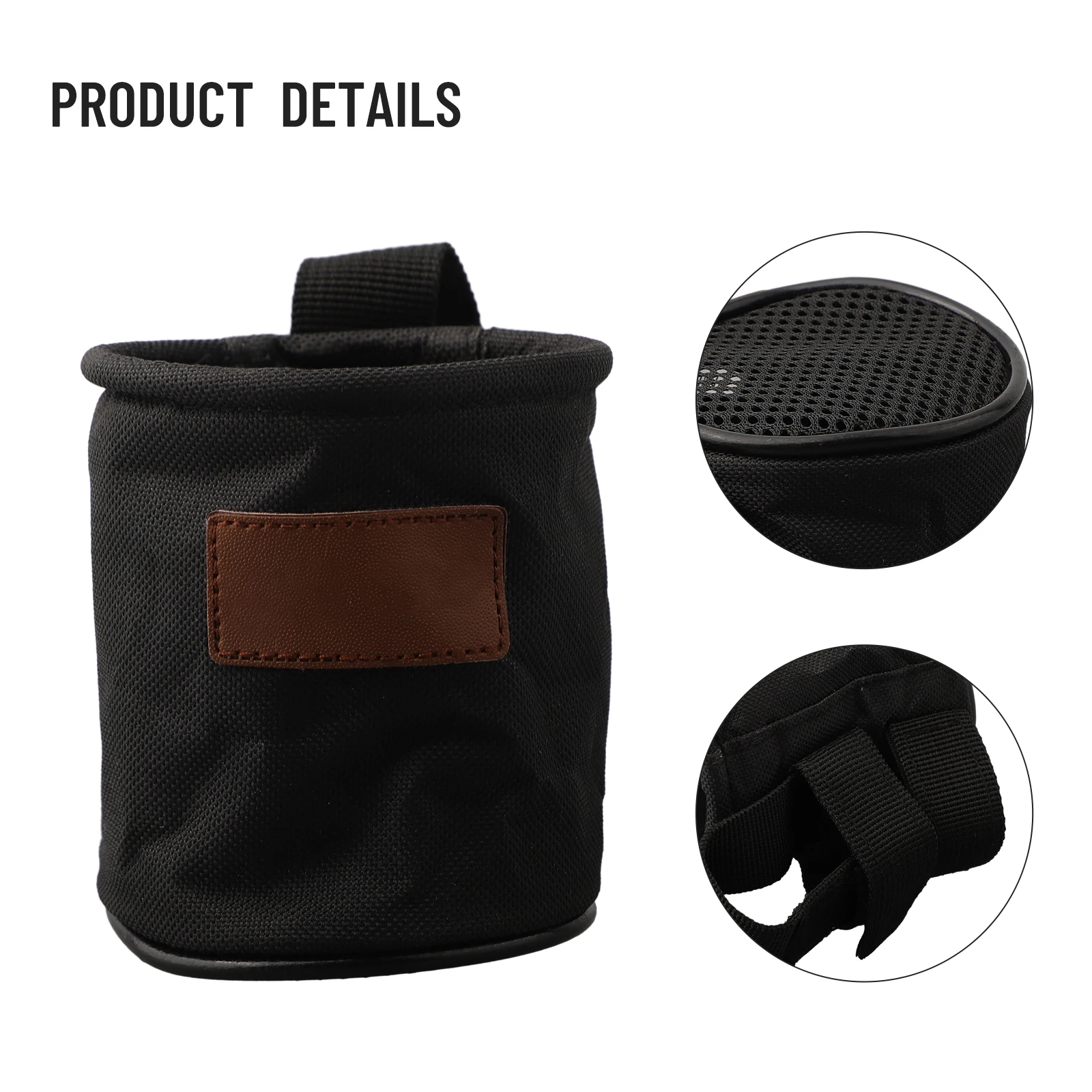 New Practical Cup Set Storage Bag Black Camping Chair Side Cycling Water Cup Holder Wear-resistance Accessories