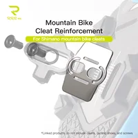 Almohadillas de bloqueo para pedales de bicicleta de montaña, almohadillas para pedales Shimano MTB, ultraligeras, de acero inoxidable, de alta resistencia, resistentes al desgaste