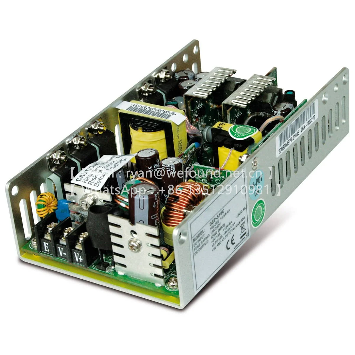 BEP-510C  Fanless Industrial DC PC power supply / 120W / 10-36V / ATX / DC-DC, Refurbished products with traces of use.