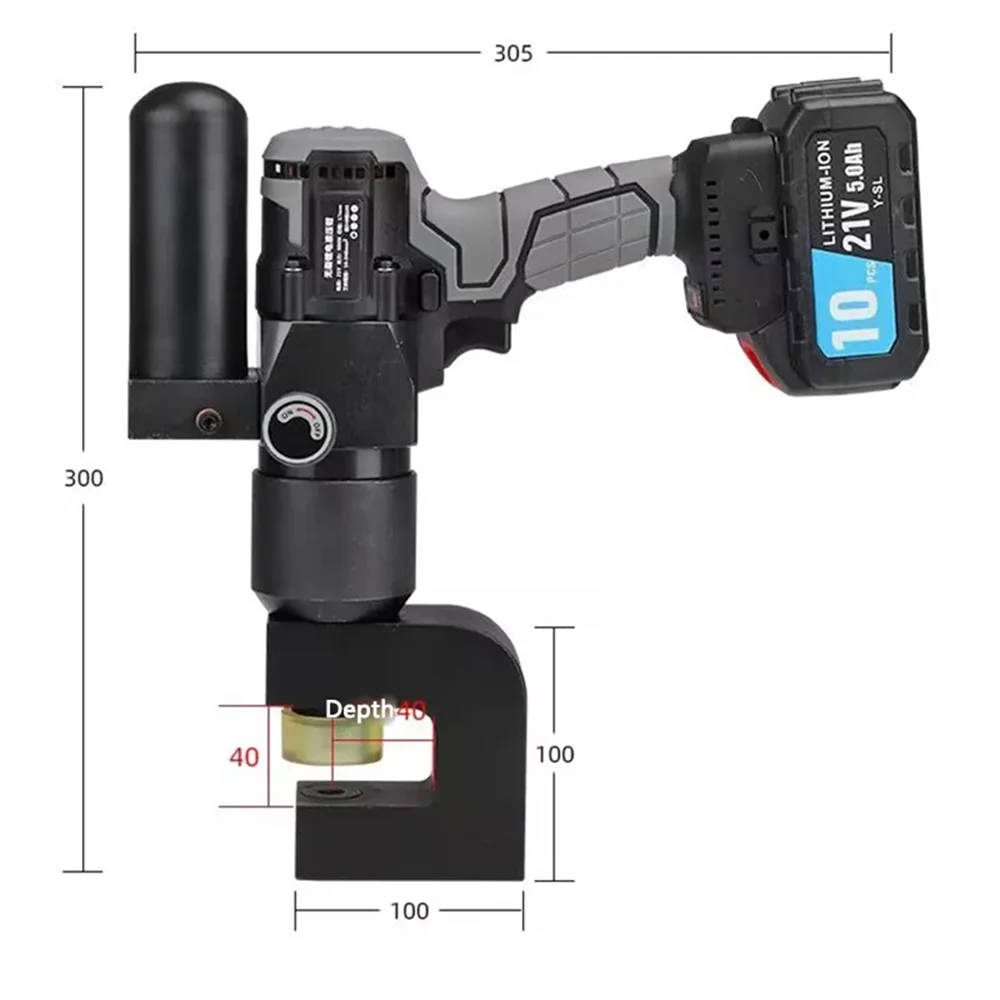 

ME-18 Punching Machine Hydraulic Hole Opener for Angle Iron Channel Steel Hole Opening Small Portable Electric Brushless