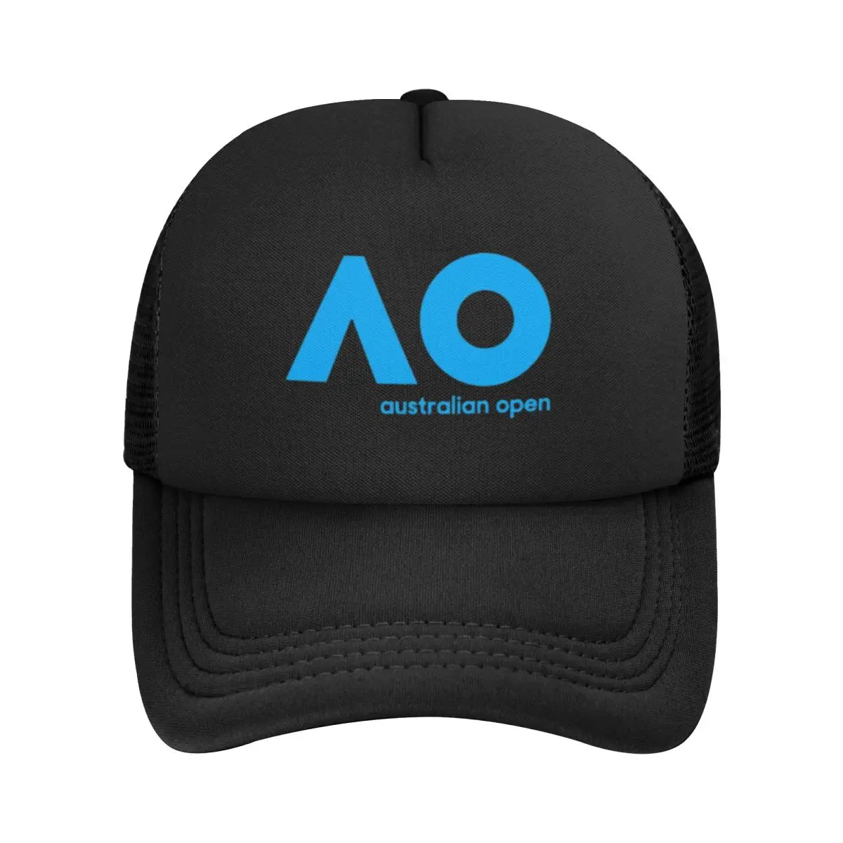 Australian Open AO Mesh Baseball Caps Snapback Fashion Baseball Hats Breathable Casual Casquette Outdoor For Men's And Women's