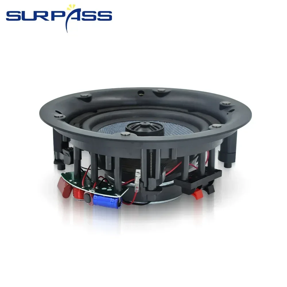 Coaxial Ceiling Speaker 6.5inch 40W Flush Mount In Wall Ceiling Speakers Home Sound Audio System for Indoor Cinema Theater Hotel