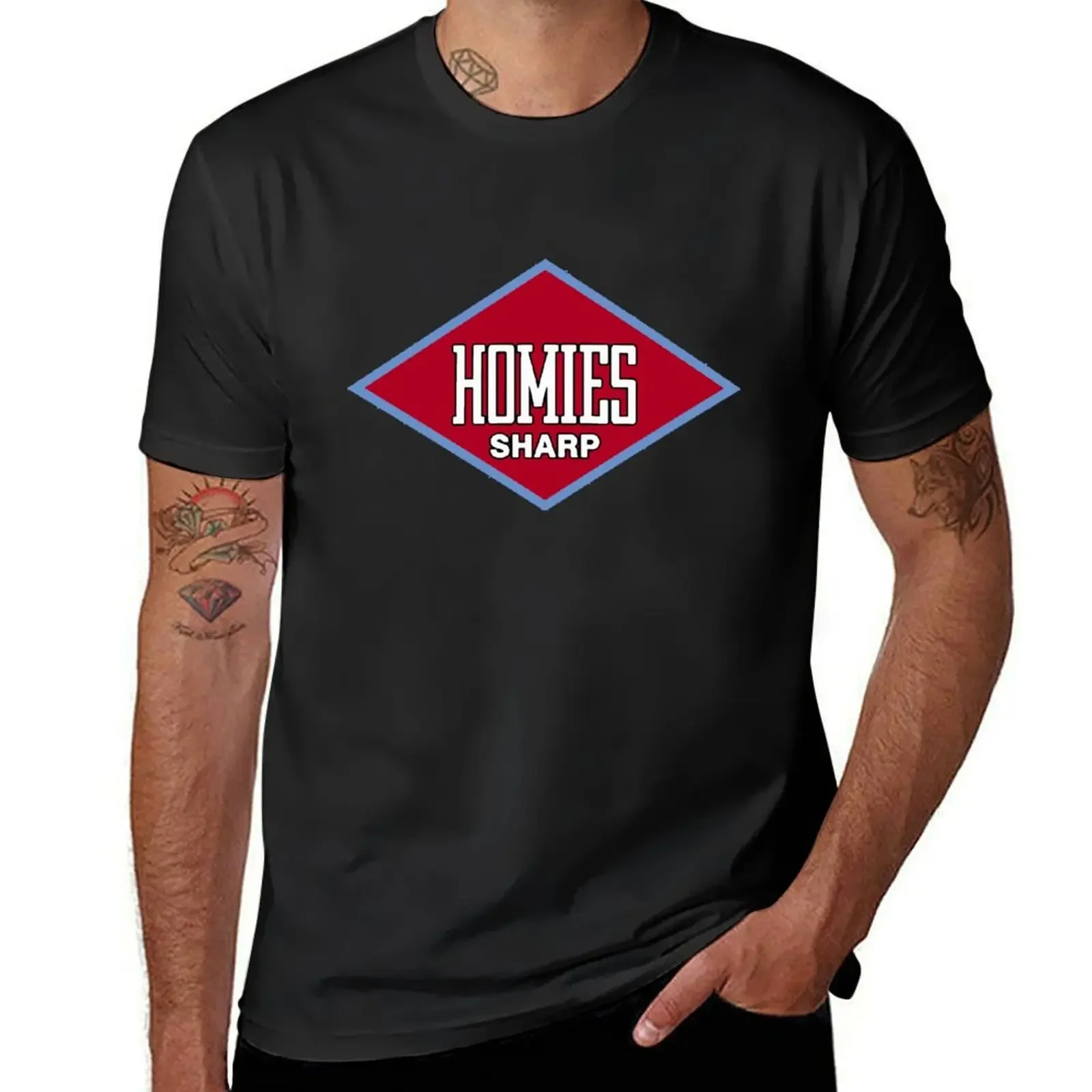 

Homies Sharp Tobacco T-Shirt anime clothes blanks t shirt men 100℅ cotton