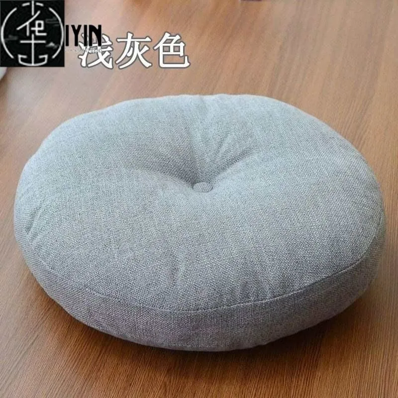 

Thiening Household Futon Mpat Cuion for Prayer And Meditation Pure Color Knitted Sweater Women's Faion Autumn Season
