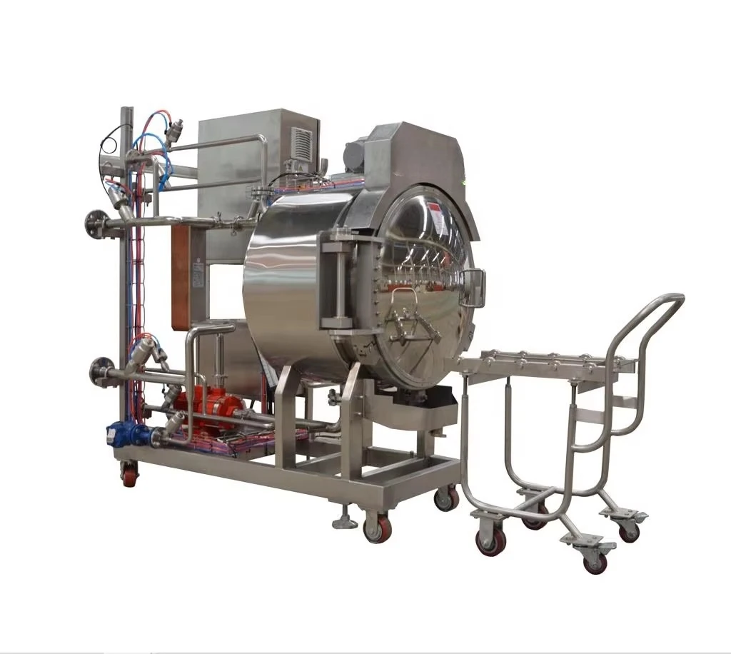 High Temperature High Pressure Food Processing Retort Machine Customized Stainless Steel Laboratory Retort Pilot Retort