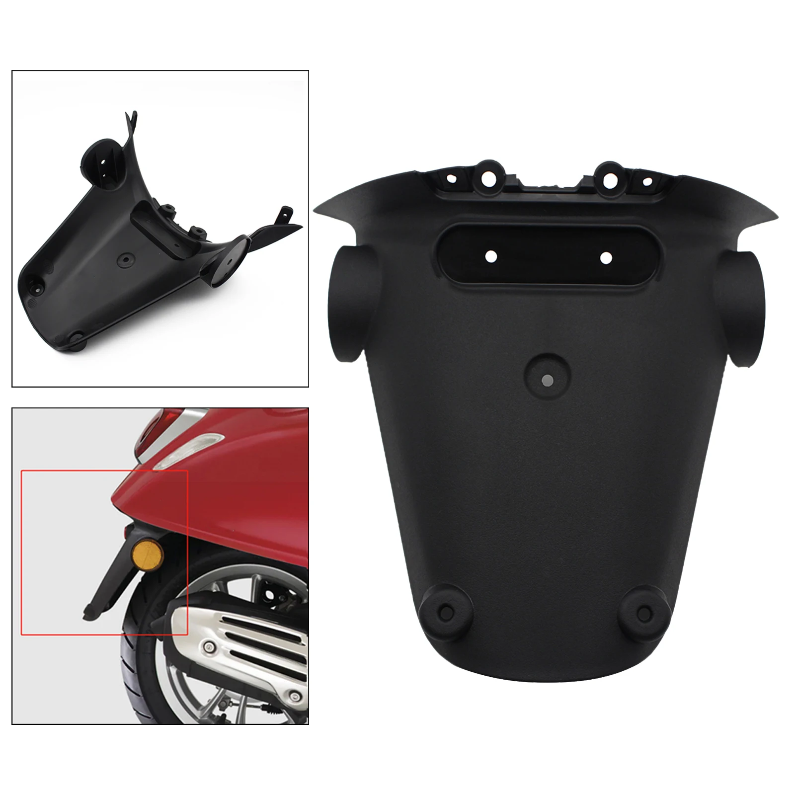 Motorcycle Rear Fender High Performance Mud Splash Guard Replacement Parts Mudguard for Vespa Sprint Primavera 150 Blockers