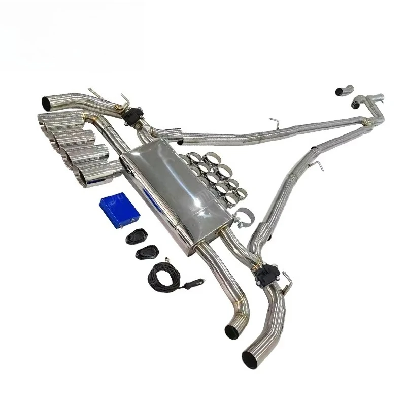 

Выхлопная система Valvetronic из нержавеющей стали 304SS с глушителем Catback для BMW 540i B58 3.0T 2023 года