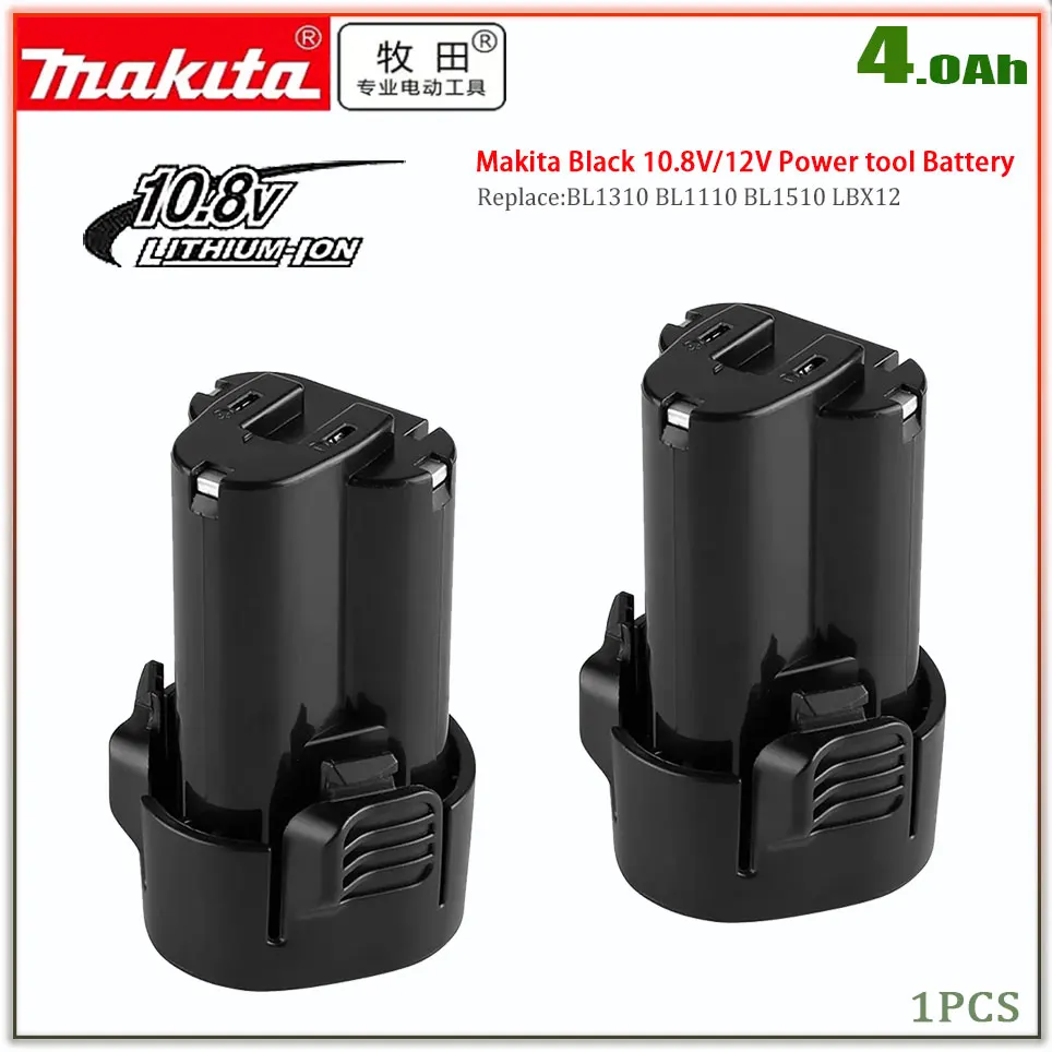 

12V/10.8V Makita 4000mAh True Capacity Lithium Ion Battery LCT203W 194550-6 194551-4 195332-9 DF030D BL1013 BL1014 BL1013BL1014