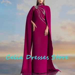 Personalisierte erforderliche und hochwertige Kristallhülle Schmetterlingskleid Nacht High Watteau Zug Langarm Kleid 8 Hauptverkaufskleider lange Party mit Steinen - №2