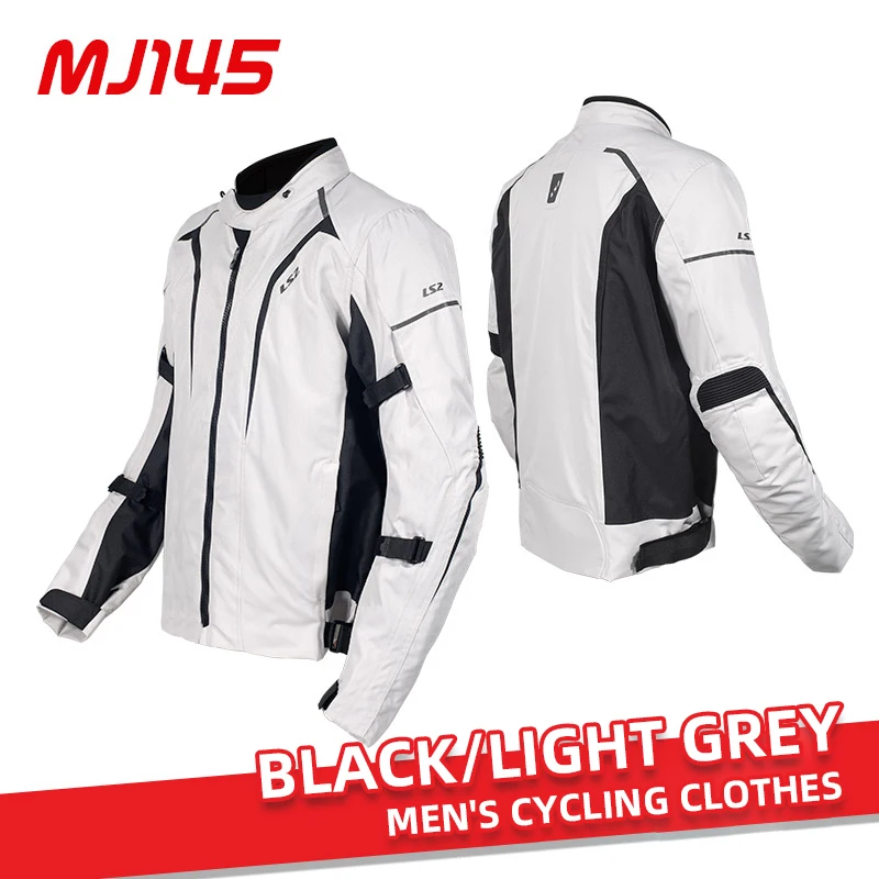 

LS2 MJ145 Motorcycle Jacket Moto Racing Riding Clothing Armor Breathable Men Women Motocross Soft Armor Clothing CE Certified