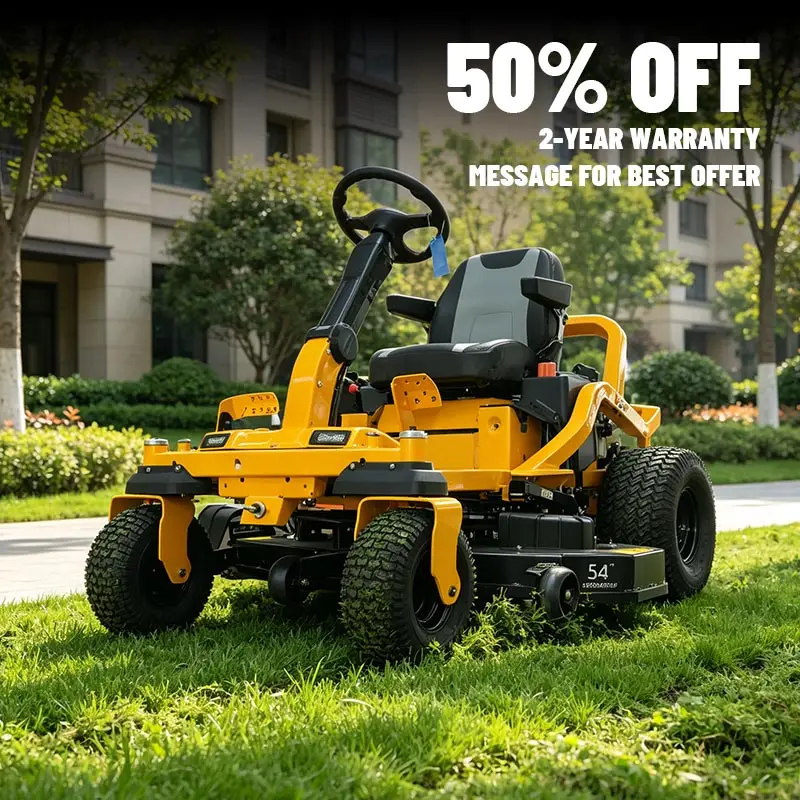 Professional Zero Turn Riding Lawn Mower Commercial Grass Cutting Machine for Garden Villa Park Grounds Maintenance