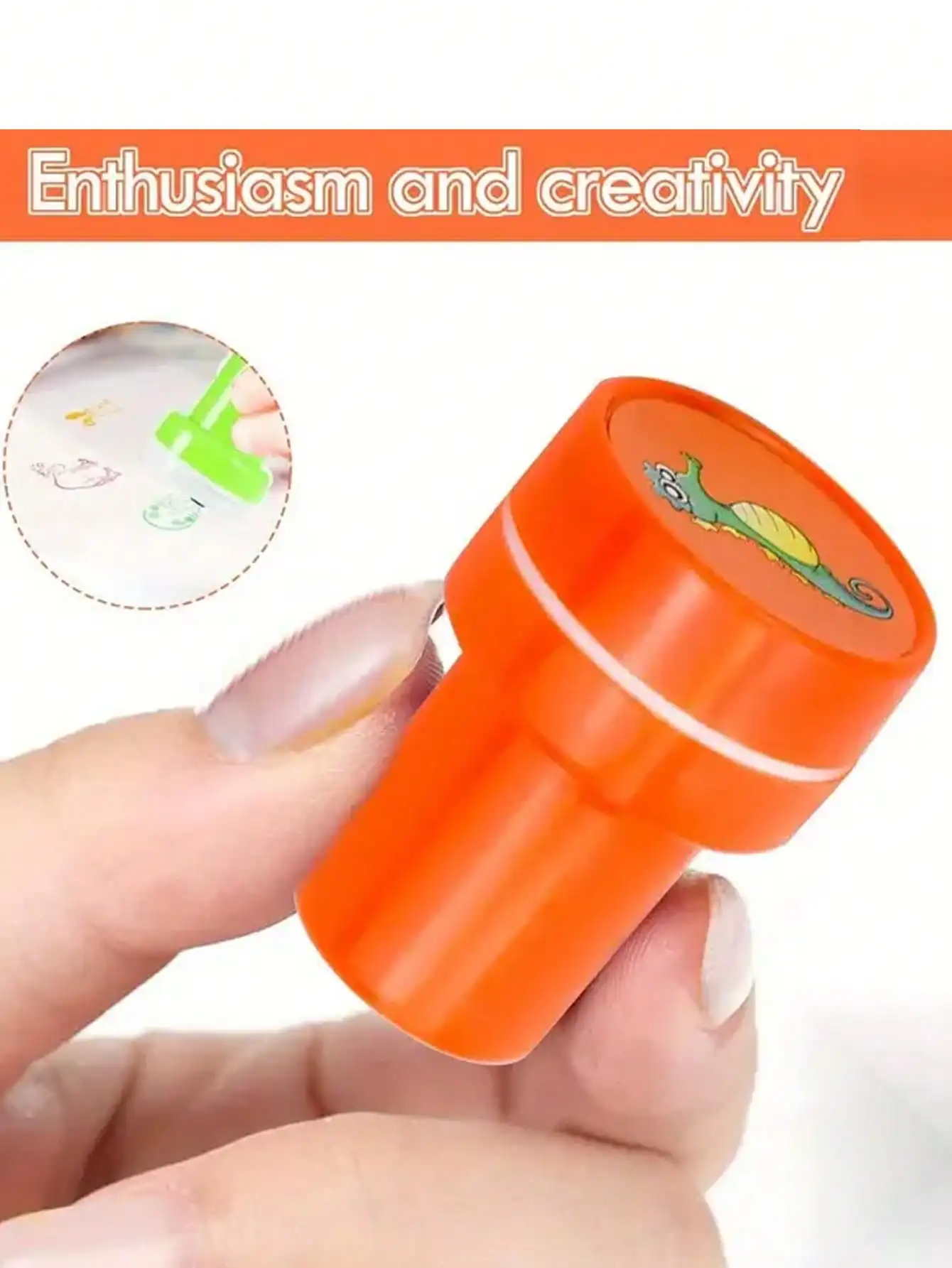 ชุดแสตมป์สัตว์หลากสีสันแบบสุ่ม 26 ชิ้น - เหมาะสำหรับครู งานปาร์ตี้ และงานฝีมือ DIY - วัสดุพลาสติก