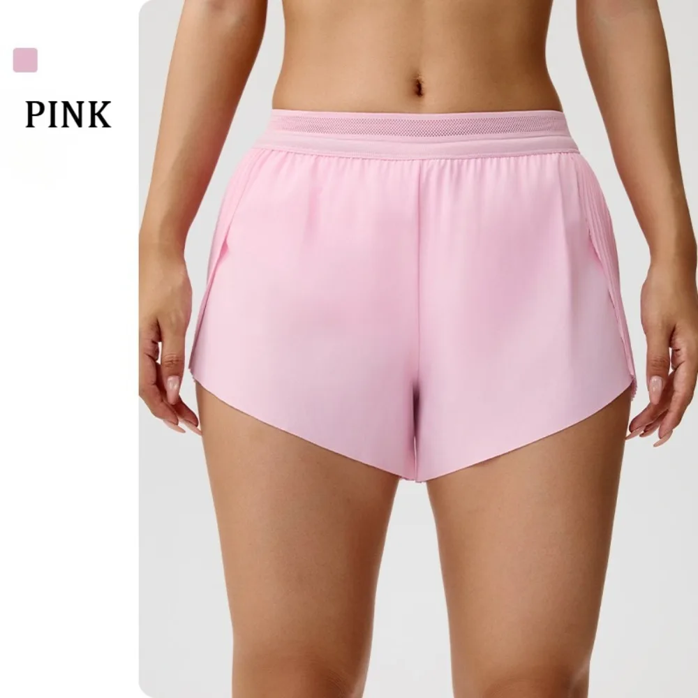 New Three-quarter Length Fitness Shorts Hidden Pocket Cooling Tennis Yoga Pants Breathable Quick-drying Sports Shorts For Women