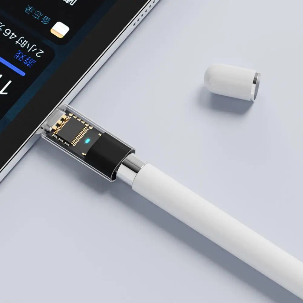 For Apple Pencil 1st Generation Adapter USB C to for Lightning Pencil Charging Adapter Type C Bluetooth Pair Connector