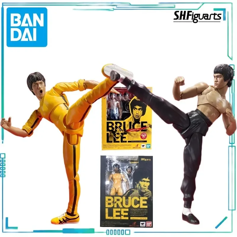 

BANDAI Genuine S. H. Figuarts Series Realistic Artist Series Bruce Lee (Yellow Sportswear Ver.) Movable Finished Product Model