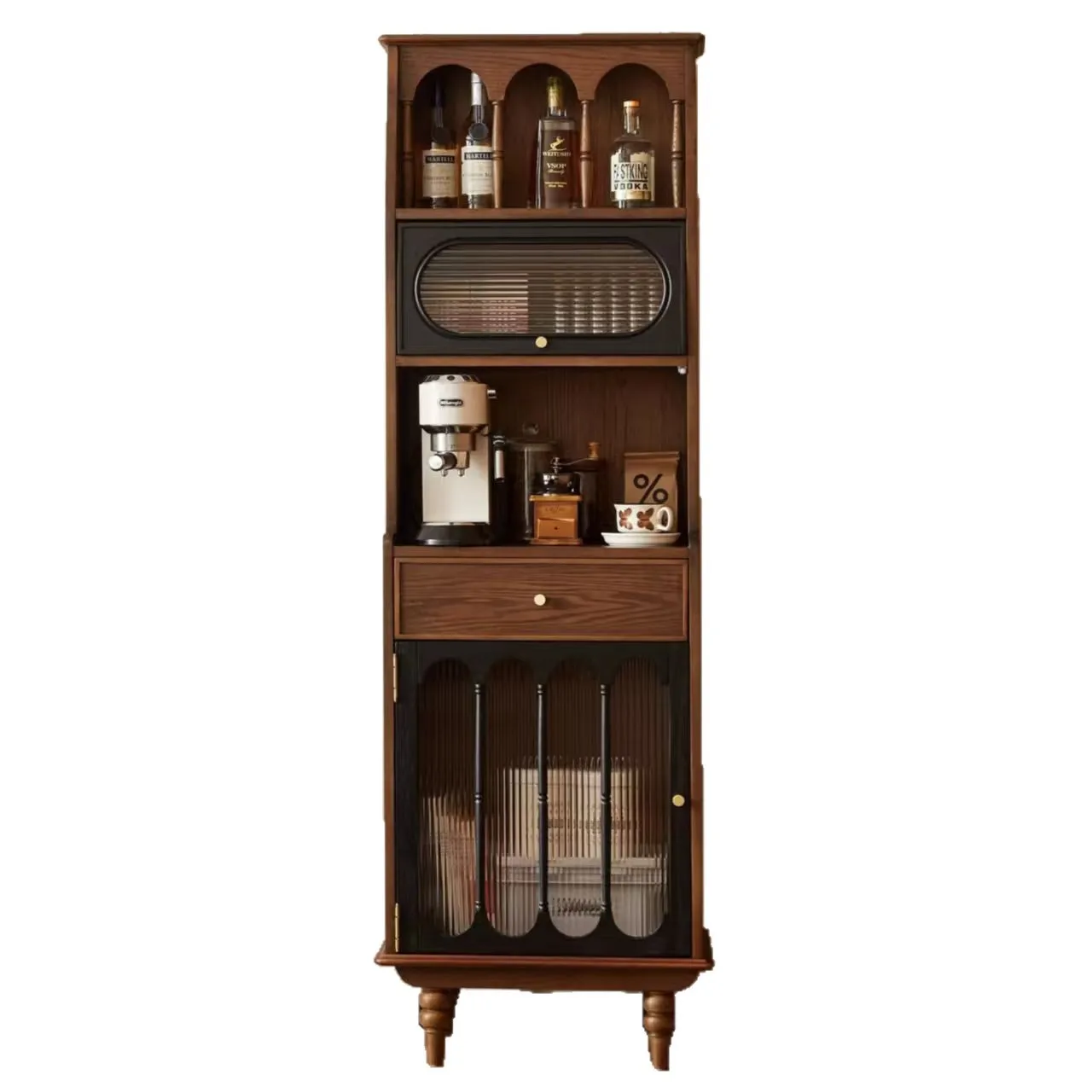 Armadietto per vino francese semplice soggiorno portaoggetti integrato parete sala da pranzo lato piccolo appartamento domestico