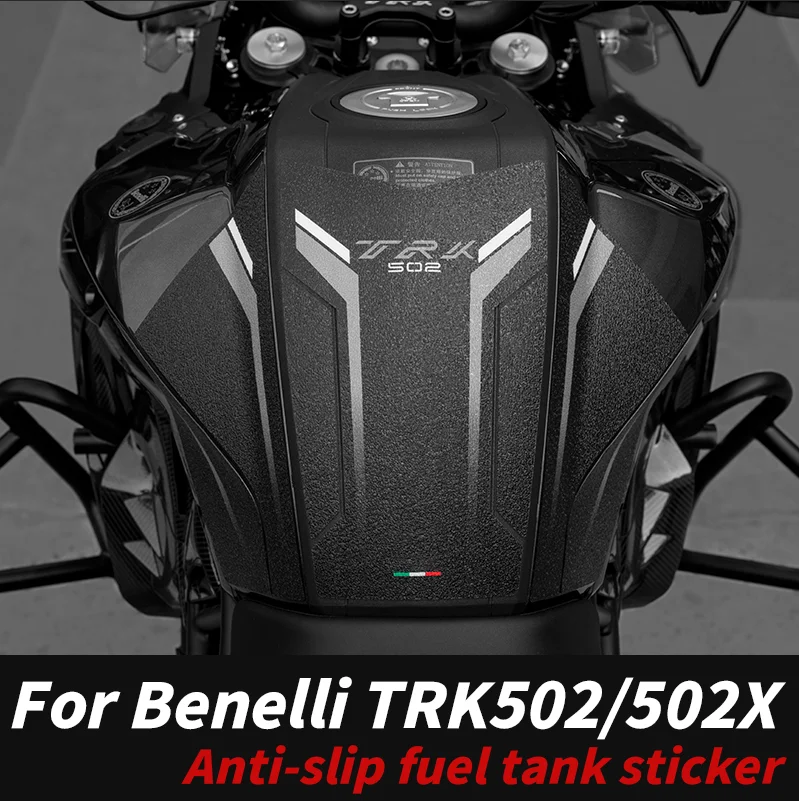 Motorcycle Fuel Tank Anti-Slip Sticker Compatible For Benelli TRK502X Thickened Cushion Protector Pad