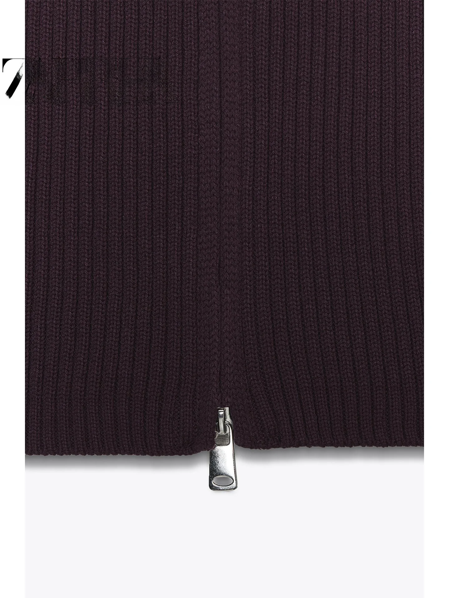 Printemps 2029 Unique fermeture éclair côtelé tricoté gilet Sle haut femmes minceur Faionable ort longueur Cardigan Sle tricots