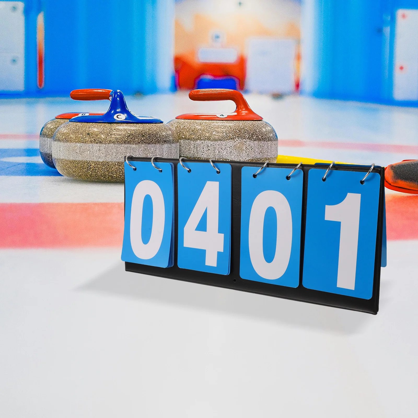 Four Basketball Scoreboards Portable Tabletop Score Flipper Multi Sports Scoreboard for Basketball Football Volleyball Indoor