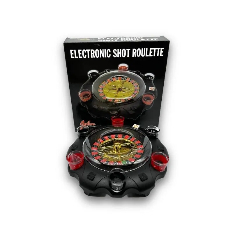 Electric Russian Lucky Spin Wheel Drinking Game Set Fun Party Bar KTV Nightclub Entertainment Prop Adult Gathering Drinking Tool