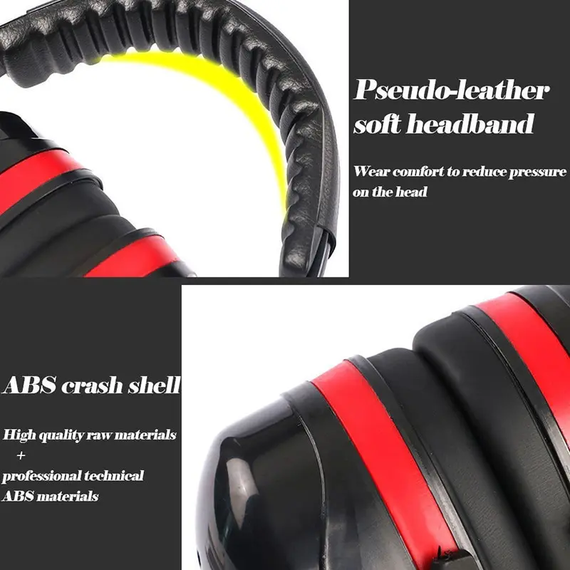 Tactical Earmuffs Anti Noise Hearing Protector Noise Canceling Headphones Hunting Work Study Sleep Ear Protection Shooting