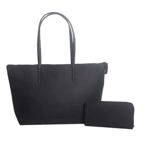 Imagen 1 del producto Conjunto de bolso de mano de cocodrilo para mujer, bolso de hombro de gran capacidad, cartera para mujer, bolso informal de viaje para compras en la playa