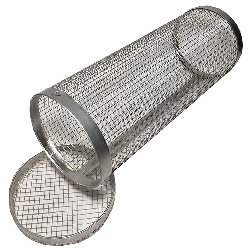 Barbekü Füme Net Barbekü Silindir Kamp Ateşi Barbekü Kovası Kamp Piknik Kamp Ateşi Barbekü Kovası 30 Cm