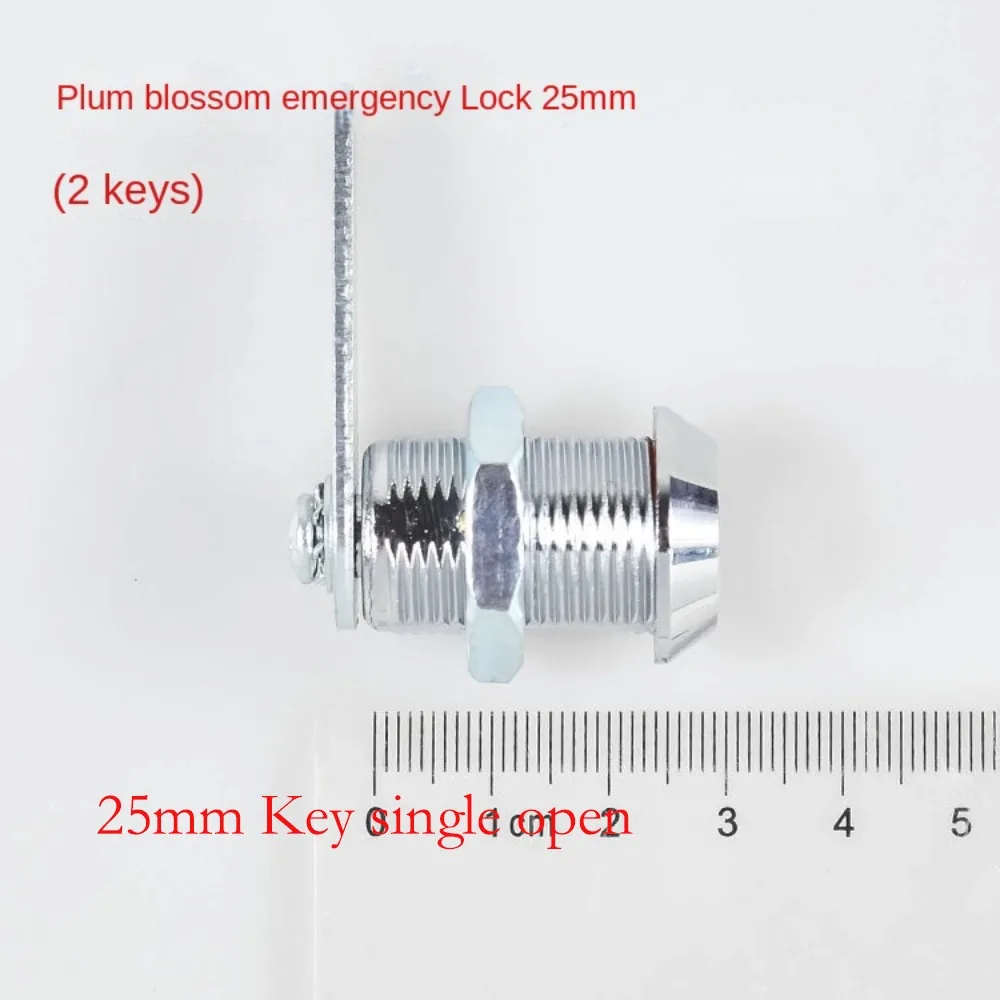 Safe Deposit Box Locks with 2 Keys File Metal Cabinet Power Distribution Box Mechanical Tongue Lock Tool Box Mailbox